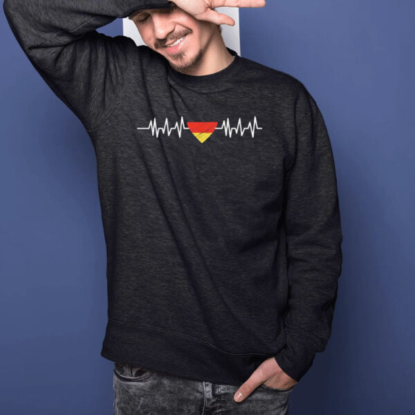 German Heart Beat And Heart Flag 2024 T-Shirt1