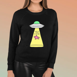 Hello New Friends Ufo Draw T-Shirt