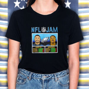 Hurts & Brown Nfl Jam T-Shirt2