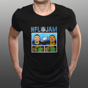 Hurts & Brown Nfl Jam T-Shirt3