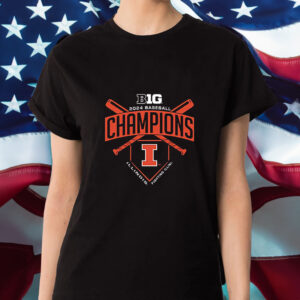 Illinois Fighting Illini 2024 Big Ten Baseball Regular Season Champions T-Shirt1