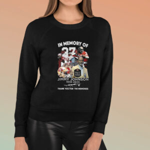 In Memory Of Jimmy Johnson 1938-2024 Thank You For The Memories T-Shirt1