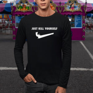 Just Kill Yourself Gun Nikke Logo T-Shirt5