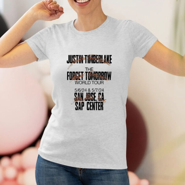 Justin Timberlake Sap Center San Jose World Tour 2024 T-Shirt2