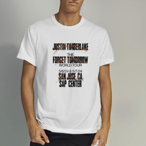 Justin Timberlake Sap Center San Jose World Tour 2024 T-Shirt2