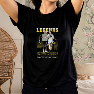 Legends Hawkeyes Coach Bluder And Caitlin Clark Thank You For The Memories T-Shirt4