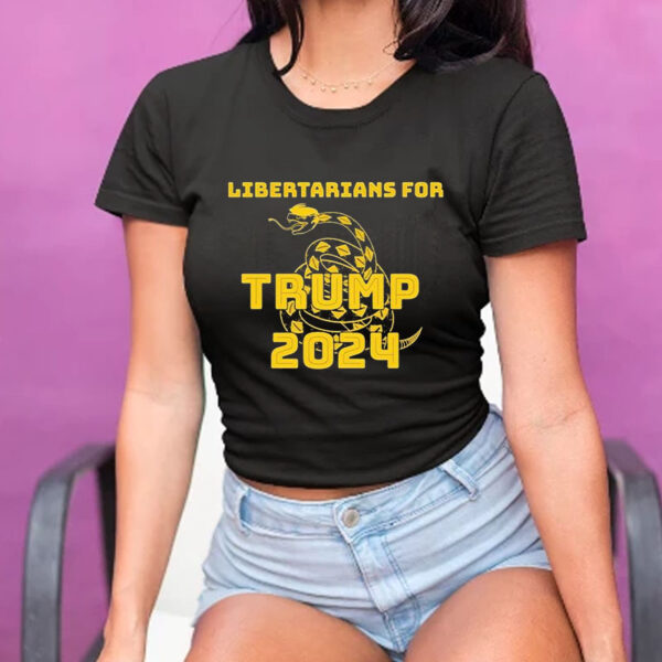 Libertarians For Trump 2024 Snake T-Shirt2