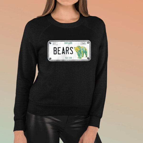 Licensed Baylor Bears Sicem Est 1845 T-Shirt