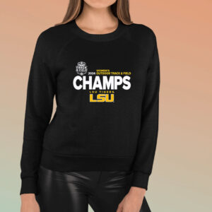 Lsu Tigers 2024 Sec Women’s Outdoor Track & Field Champions T-Shirt