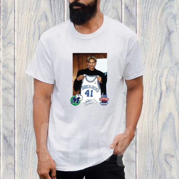 Luka Doncic Dirk Nowitzki Mavericks 41 T-Shirt