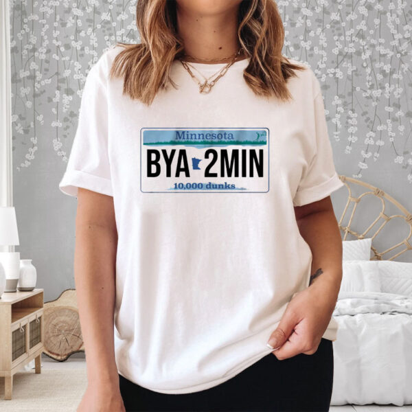 MINNESOTA BYA2MIN LICENSE PLATE T-SHIRT3