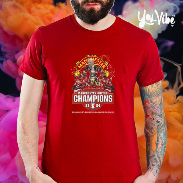 Manchester United Fa Cup Champions 23-24 T-Shirt5