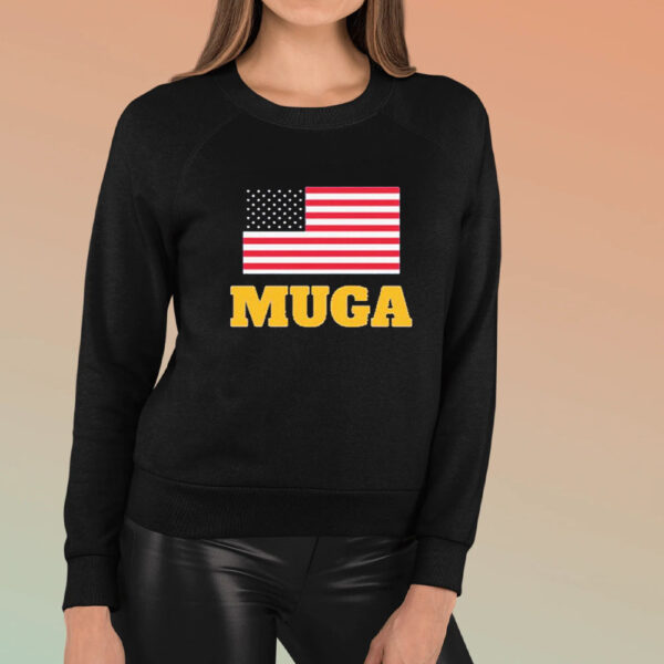 Muga America Flag Logo T-Shirt