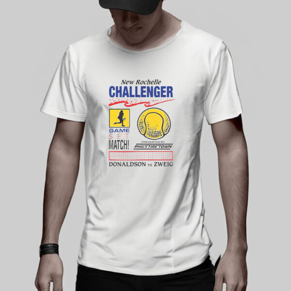 New Rochelle Challenger Game Set Match T-Shirt5