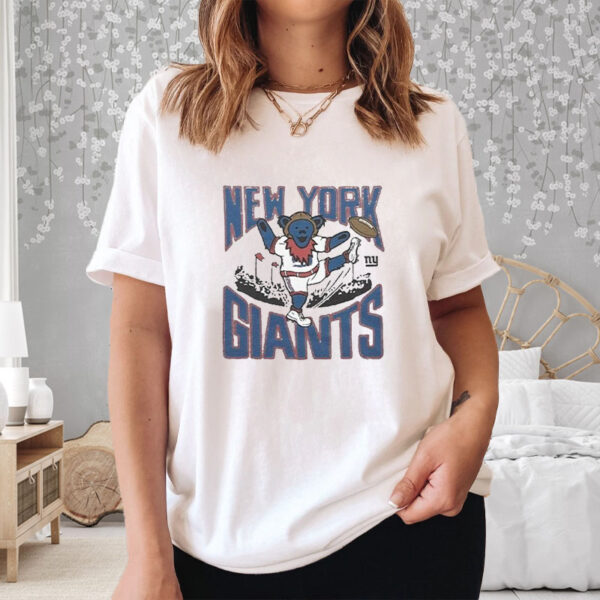 Nfl X Grateful Dead X Giants T-Shirt3