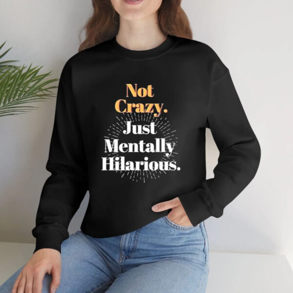 Not Crazy Just Mentally Hilarious T-Shirt4