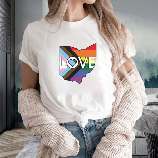 Ohio Love Progress Pride T-Shirt2