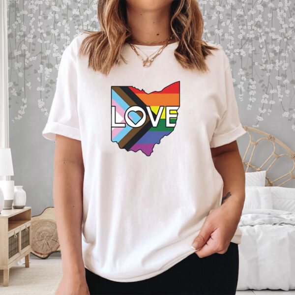 Ohio Love Progress Pride T-Shirt2