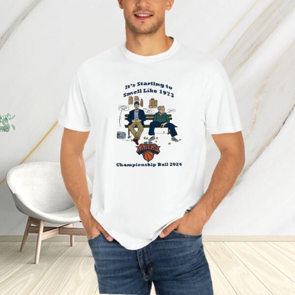 Old Jewish Men Knicks 1973 T-Shirt4