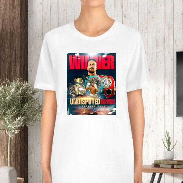 Oleksandr Usyk Winner Undisputed Heavy Weight World Champion T-Shirt5