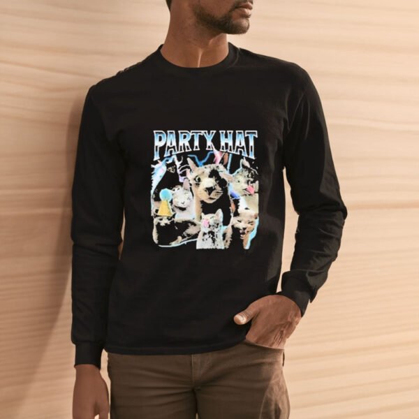 Party Hat Cat T-Shirt3