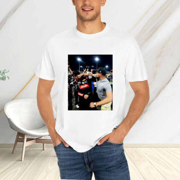 Ricky Stenhouse Throw Punch At Kyle Busch T-Shirt4