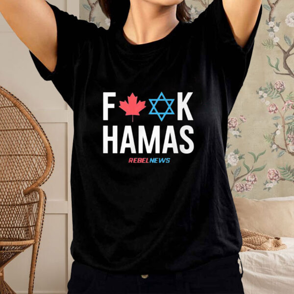 Scarlett Grace Fck Hamas Rebelnews T-Shirt5