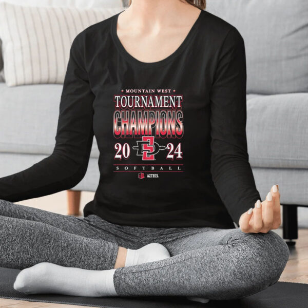 Sdsu Softball 2024 Conference Tournament Champions T-Shirt4