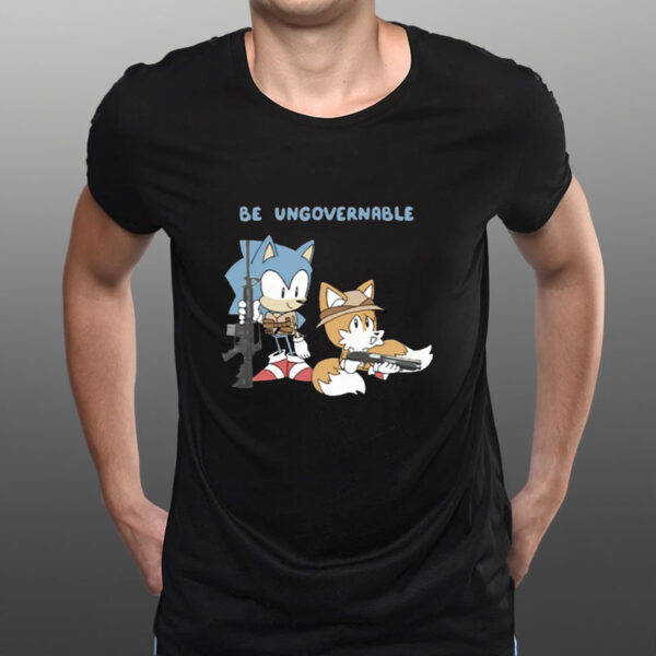 Sonic Be Ungovernable Shirt3