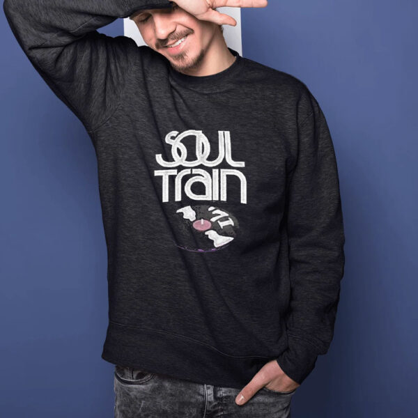 Soul Train Faux Embroidery T-Shirt1