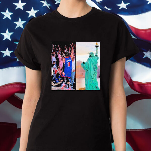 Statue Of Liberty Frédéric Auguste Bartholdi & Gustave Eiffel Dedicated 1886 T-Shirt1