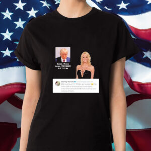 Stormy Daniels Trump Mugshot Donald J Trump Inmate P01135809 T-Shirt1