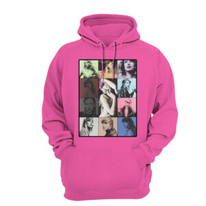 Taylor The Eras Tour 2023-2024 Pink Hoodie1