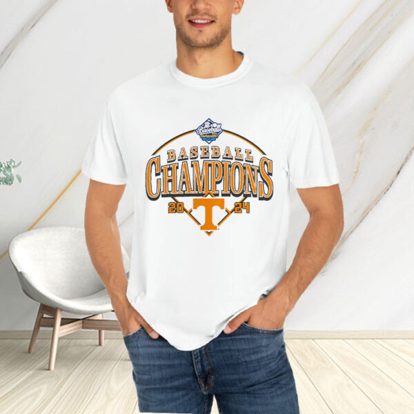 Tennessee Volunteers 2024 Sec Baseball Conference Tournament Champions Curveball Break T-Shirt4