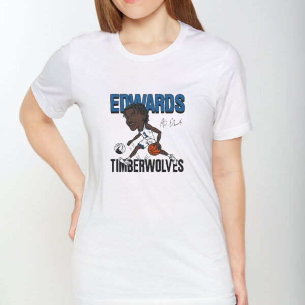 Timberwolves Anthony Edwards Signature T-Shirt