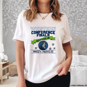 Timberwolves Stadium Essentials 2024 Western Conference Finals T-Shirt3