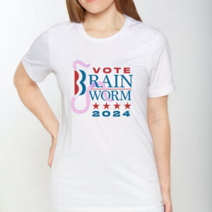 Vote Brain Worm 2024 T-Shirt