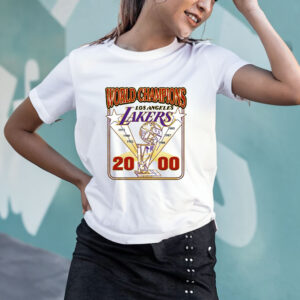 World Champions Lakers 2000 T-Shirt4