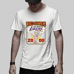 World Champions Lakers 2000 T-Shirt5