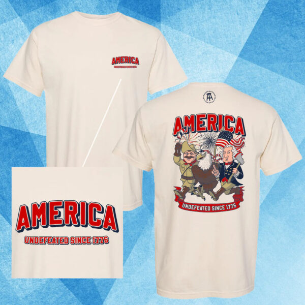 Barstool Sports UNDEFEATED SINCE 1776 T-SHIRT