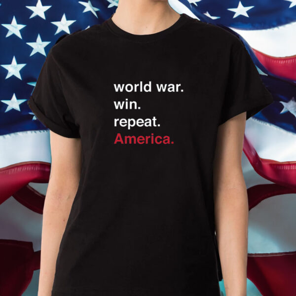 Barstool Sports WIN REPEAT USA T-SHIRT