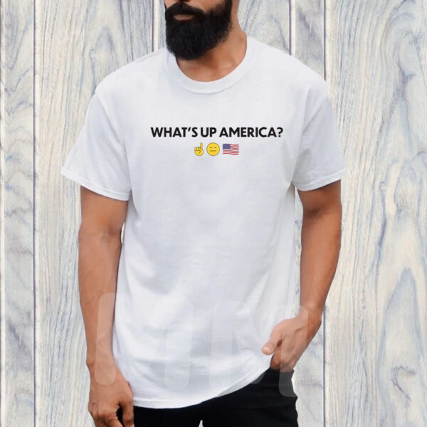 Barstool U WHAT'S UP AMERICA T-SHIRT