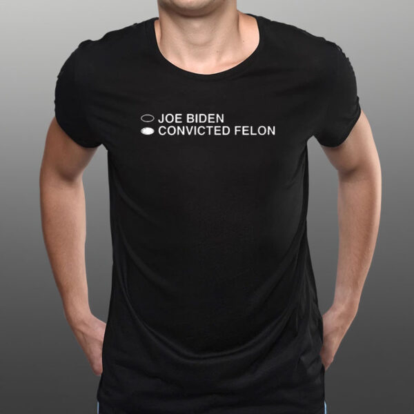 David J Harris Joe Biden Convicted Felon T-Shirt1