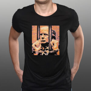 Donald Trump In Prison Jail Indicted President Arrested T-Shirt1