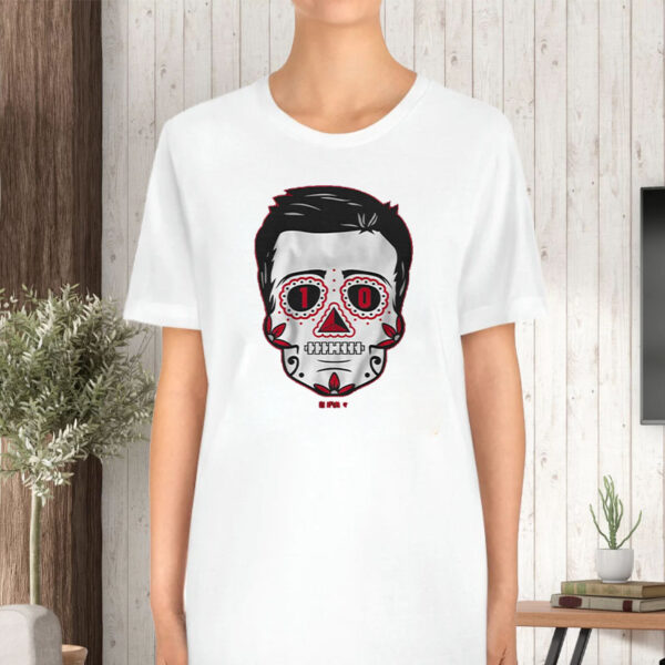 Drake Maye Sugar Skull T-Shirt5