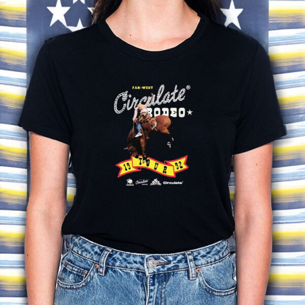 Far West Circulate Rodeo 1992 Tour T-Shirt6