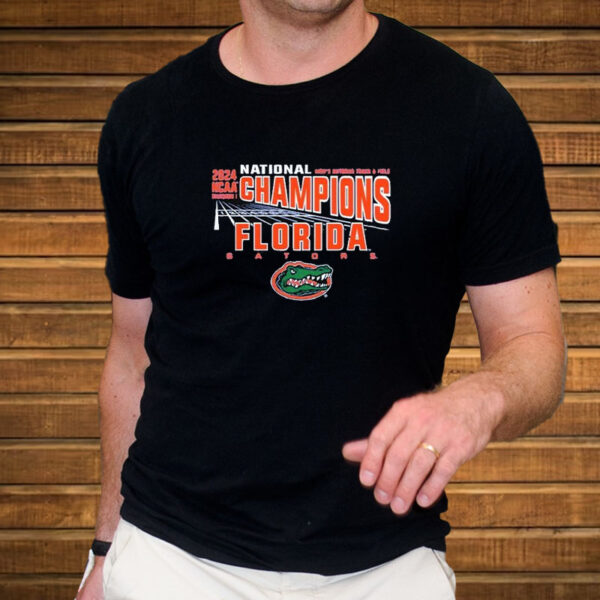 Florida Gators Adult 2024 Ncaa Men’s Outdoor Track & Field Champions T-Shirt3