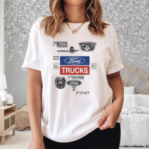 Ford Trucks Est 1917 All Logo T-Shirt3