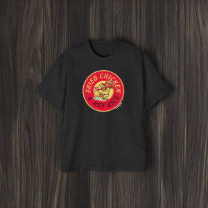 Fried Chicken Circle And Hot Rice Logo T-Shirt1