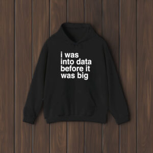 I Was Into Data Before It Was Big T-Shirt2